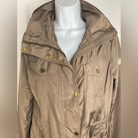MICHAEL KORS Women's Tan Anorak Jacket - Picture 3 of 16